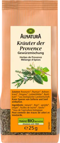 Bio Kräuter der Provence Gewürzmischung von ALNATURA
