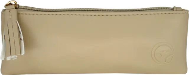 Schminktasche RPET PU beige von SOAPLAND