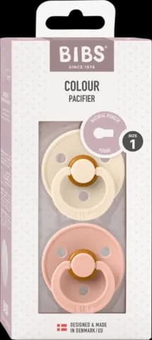 Schnuller Colour Latex Ivory Blush Gr.1 von BIBS