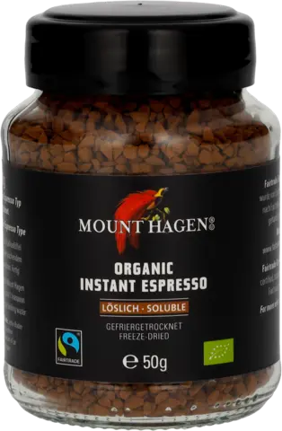 Bio Instant Espresso löslich von MOUNT HAGEN