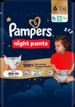 Pants Night Single Pack 13-19kg Gr.6 19ST von PAMPERS