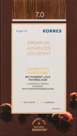 Argan Oil Coloration 7.0 blonde/mitelblond von KORRES