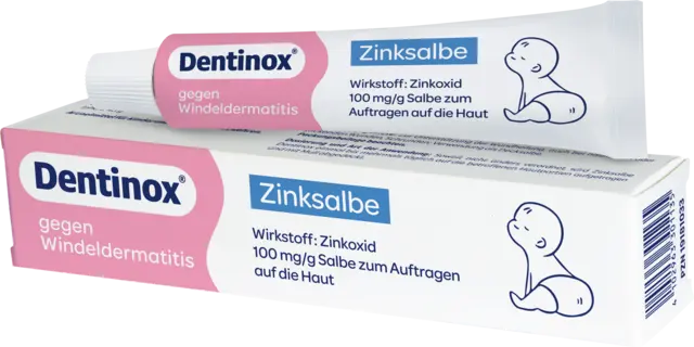 Zinksalbe gegen Windeldermatitis von DENTINOX