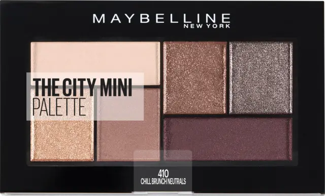 City Mini Lidschatten Palette 410 chill brunch neutrals von MAYBELLINE NEW YORK