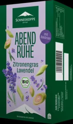 Bio Tee Abendruhe Zitronengras & Lavendel von SCHNEEKOPPE