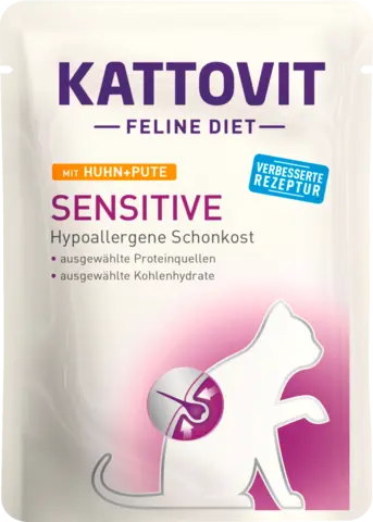 Feline Diet Sensitiv Huhn + Pute von KATTOVIT