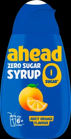 Juicy Orange Zero Sugar Sirup von AHEAD