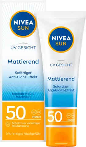 UV Gesicht Mattierender Sonnenschutz LSF 50 von NIVEA