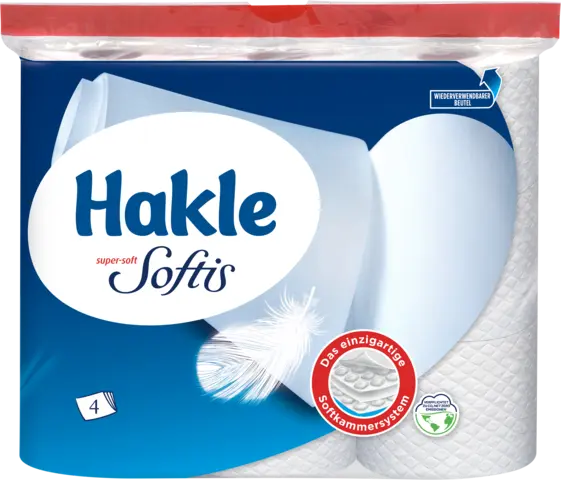 Toilettenpapier 4-lagig von Softis