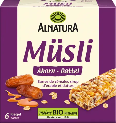 Bio Müsli-Riegel Ahorn-Dattel von ALNATURA