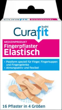 Fingerpflaster elastisch 16ST von CURAFIT