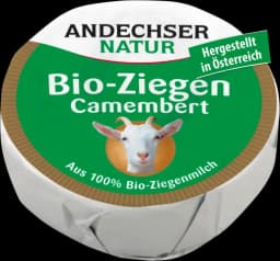Bio Ziegencamembert 50 % Fett i. Tr. von ANDECHSER