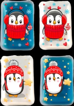 Taschenwärmer Winter-Pinguin sortiert von DIV.SAISONMARKEN