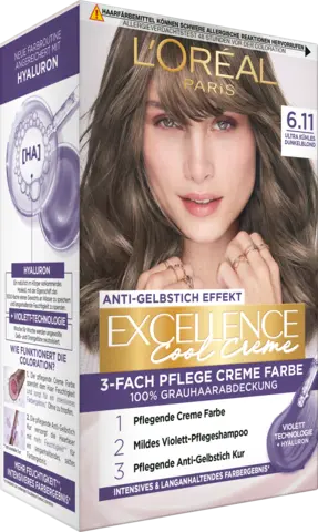 Excellence Cool Creme 6.11 ultashdarkblond von EXCELLENCE