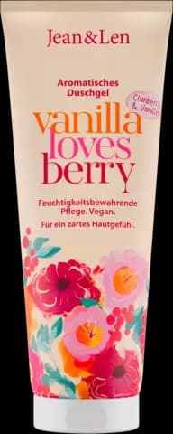 Duschgel Cranberry/Vanille von JEAN & LEN
