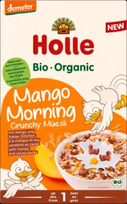 Demeter Mango Morning Crunchy Müsli ab 1 Jahr von HOLLE