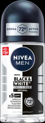 men black & white deoroller invisible original von NIVEA
