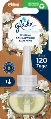 Electric Scented Oil Duftstecker Sensual Sandalwood & Jasmine Nachfüller von GLADE by BRISE