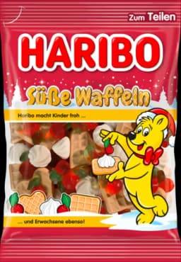 Süße Waffeln von HARIBO