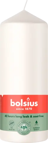Stumpenkerze weiß 150 x 58 mm von BOLSIUS