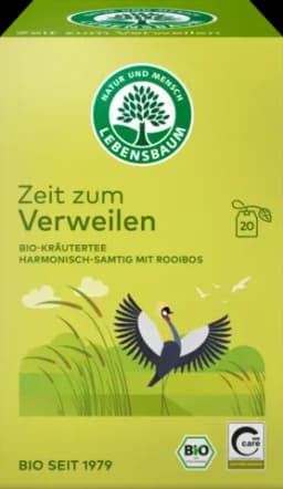 Zeit zum Verweilen Bio von LEBENSBAUM