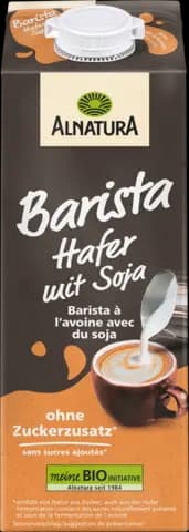 Haferdrink Barista mit Soja von ALNATURA