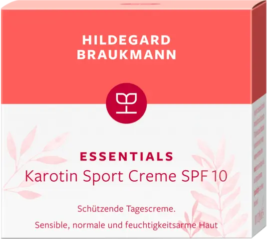 Essentials Karotin Sport Creme SPF 10 von BRAUKMANN