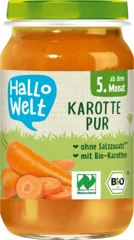 Bio Hallo Welt Karotte Pur von HALLO WELT