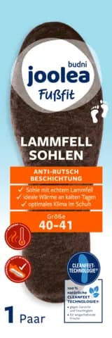 Lammfell Sohlen 40/41 von JOOLEA