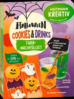 Halloween Cookies & Drinks Nachfüllset 3-teilig von HEITMANN
