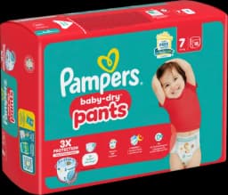 Baby Dry Pants Windeln Gr.7 Extra Large +15kg Single Pack 18ST von PAMPERS