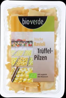 Bio Ravioli mit Trüffelpilzen von BIOVERDE