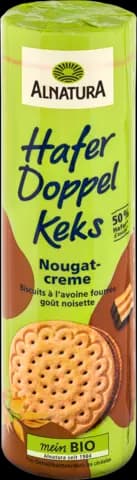 Bio Hafer Doppelkeks Nougat von ALNATURA