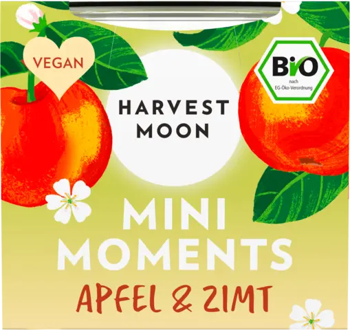 Bio Mini Moments Apfel-Zimt vegan von HARVEST MOON