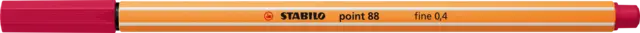 Fineliner point 88 dunkelrot von STABILO