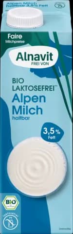 Laktosefreie H-Milch 3,5% von ALNAVIT