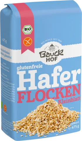 Bio Haferflocken Kleinblatt glutenfrei von BAUCK