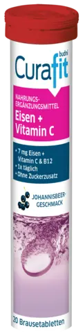 Eisen + Vitamin C Brausetabletten von CURAFIT