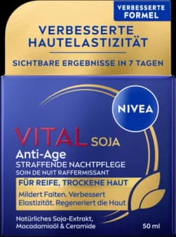 Vital Soja Anti-Age Straffende Nachtpflege für Reife Haut von NIVEA