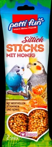 Sittichstick Honig 2ST von PETTI FUN