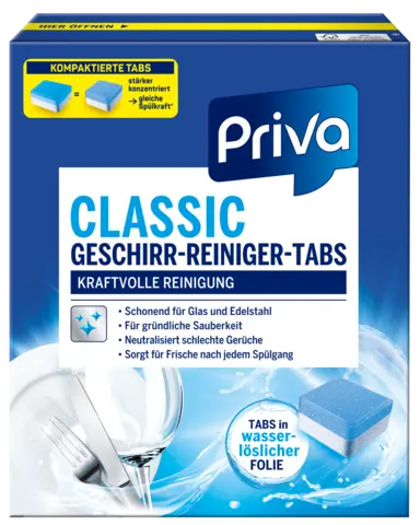 Classic Geschirr-Reiniger-Tabs von PRIVA