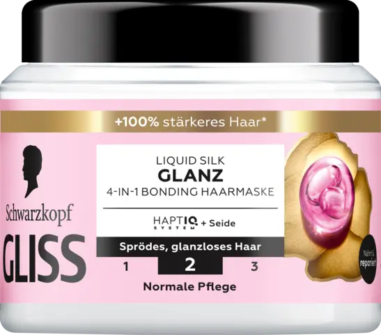Gliss Liquid Silk Glanz 4 in 1 Bonding Haarmaske von GLISS KUR