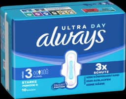 Damenbinden Ultra Long Plus mit Flügeln Gr.3 10ST von ALWAYS