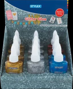 Glitter-Glue sortiert von STYLEX