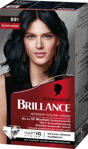 Brillance Intensiv-Color-Creme 891 blauschwarz von BRILLANCE