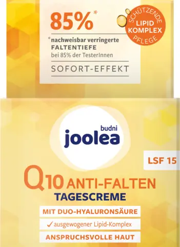 Tagescreme Q10 Anti-Falten LSF 15 von JOOLEA