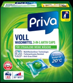 Vollwaschmittel 3in1 von PRIVA