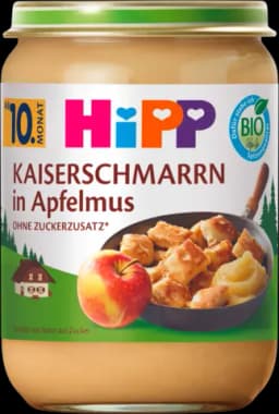 Bio Kaiserschmarrn in Apfelmus ab 10. Monat von HIPP