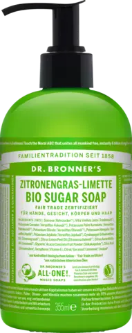Bio Sugar Soap Zitronengras-Limette von DR.BRONNERS