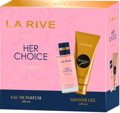 Set Her Choice Eau de Parfum / Duschgel Geschenkpack von LA RIVE